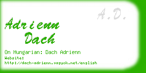 adrienn dach business card